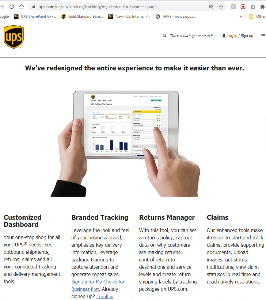 UPS My Choice for Business